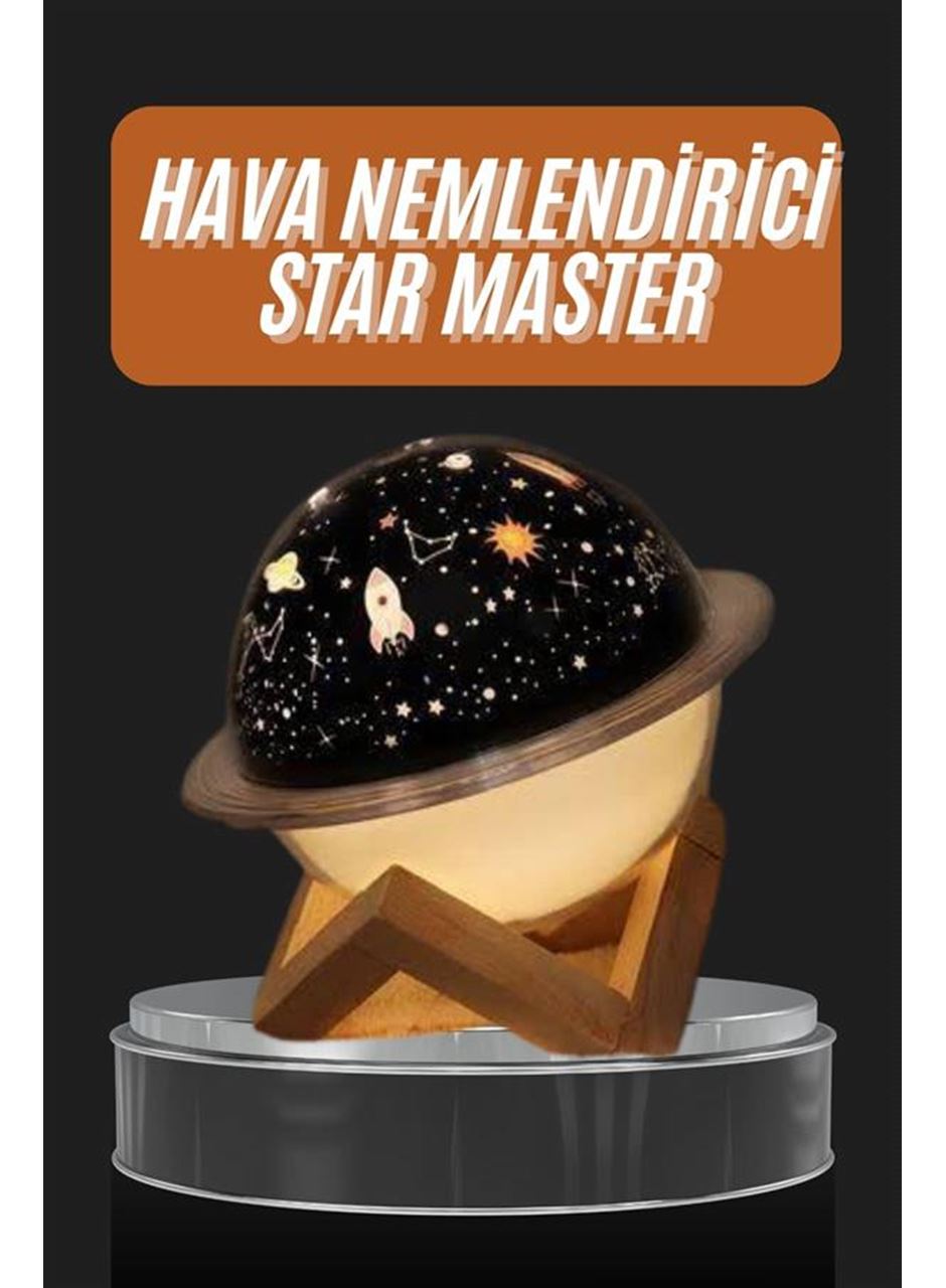 Aromaterapi Hava Nemlendirici Gece Lambası Uzay Model Satürn Oda Kokusu