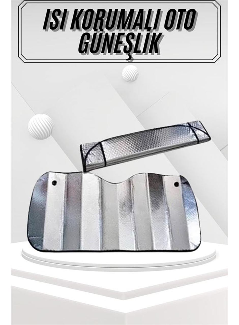 Güneşlik Koruyucu Perde Metalize Oto Araç Araba Güneşliği Ön Cam Güneşliği