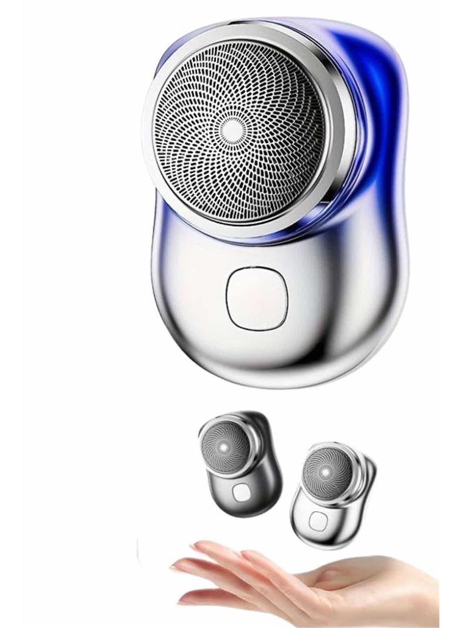 Kablosuz Tıraş Makinesi Günlük Hızlı Taşınabilir Şarjlı Yuvarlak Paslanmaz Çelik