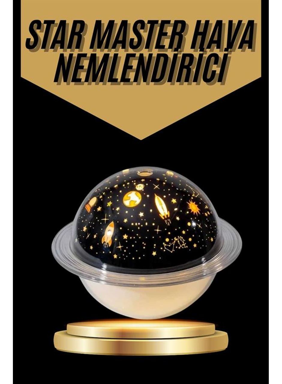 Hava Nemlendirici Renk Değiştiren Oda Kokusu Yıldızlı Projektör