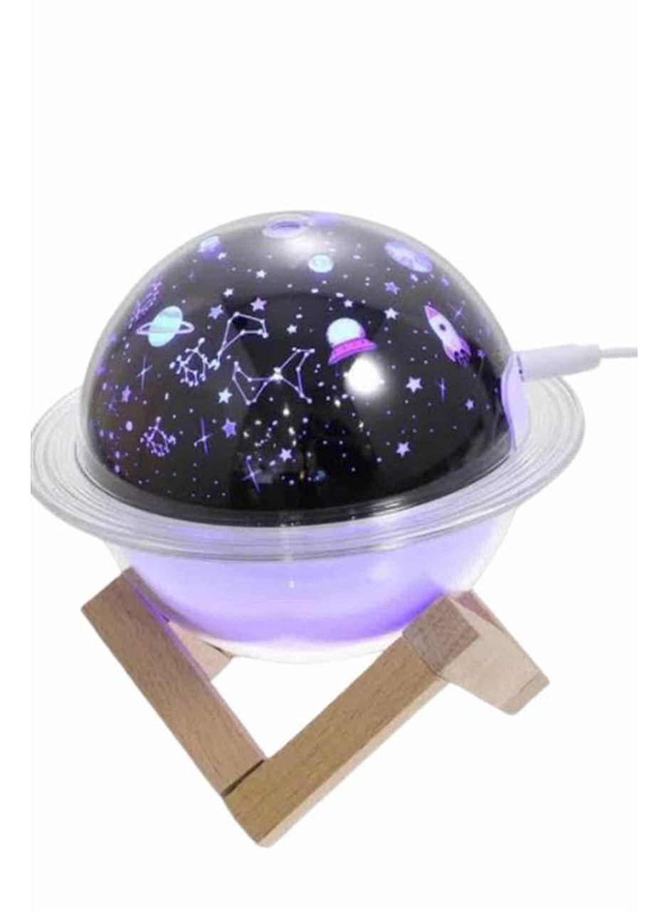 Hava Nemlendirici Renk Değiştiren Oda Kokusu Yıldızlı Projektör