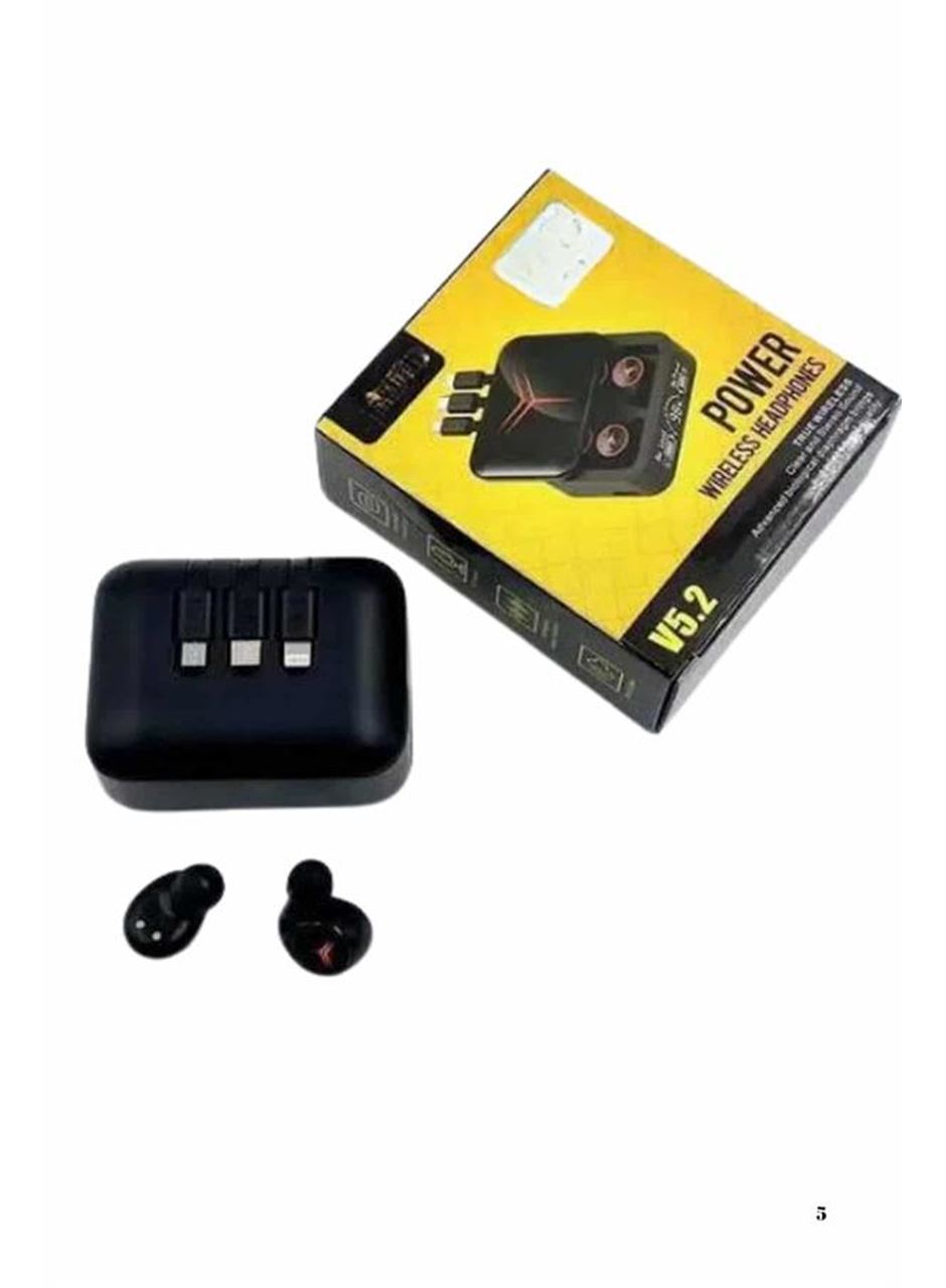 Kablosuz Bluetooth Kulaklık Powerbank Özellikli Göstergeli Hd Mikrofon