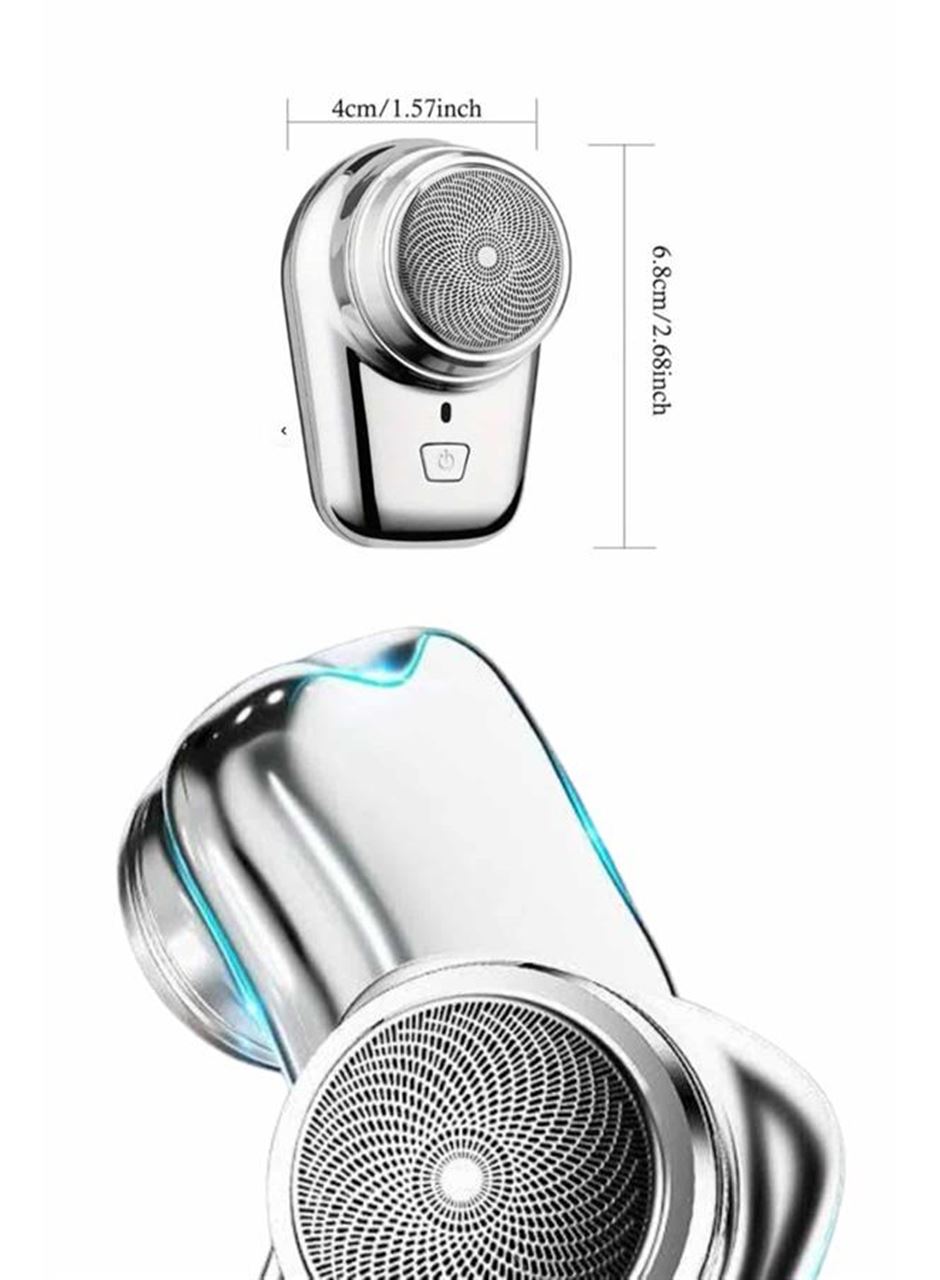 Elektrikli Mini Tıraş Makinesi,Taşınabilir USB Şarjlı Kablosuz Tıraş Makinesi