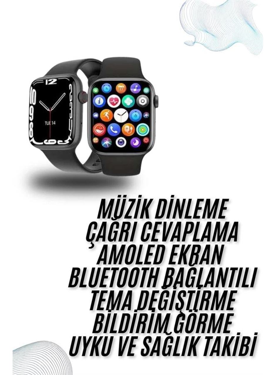 Plastik Kordonlu Kalp Atışı Uyku Takibi ve Çağrı Cevaplayabilen Akıllı Saat