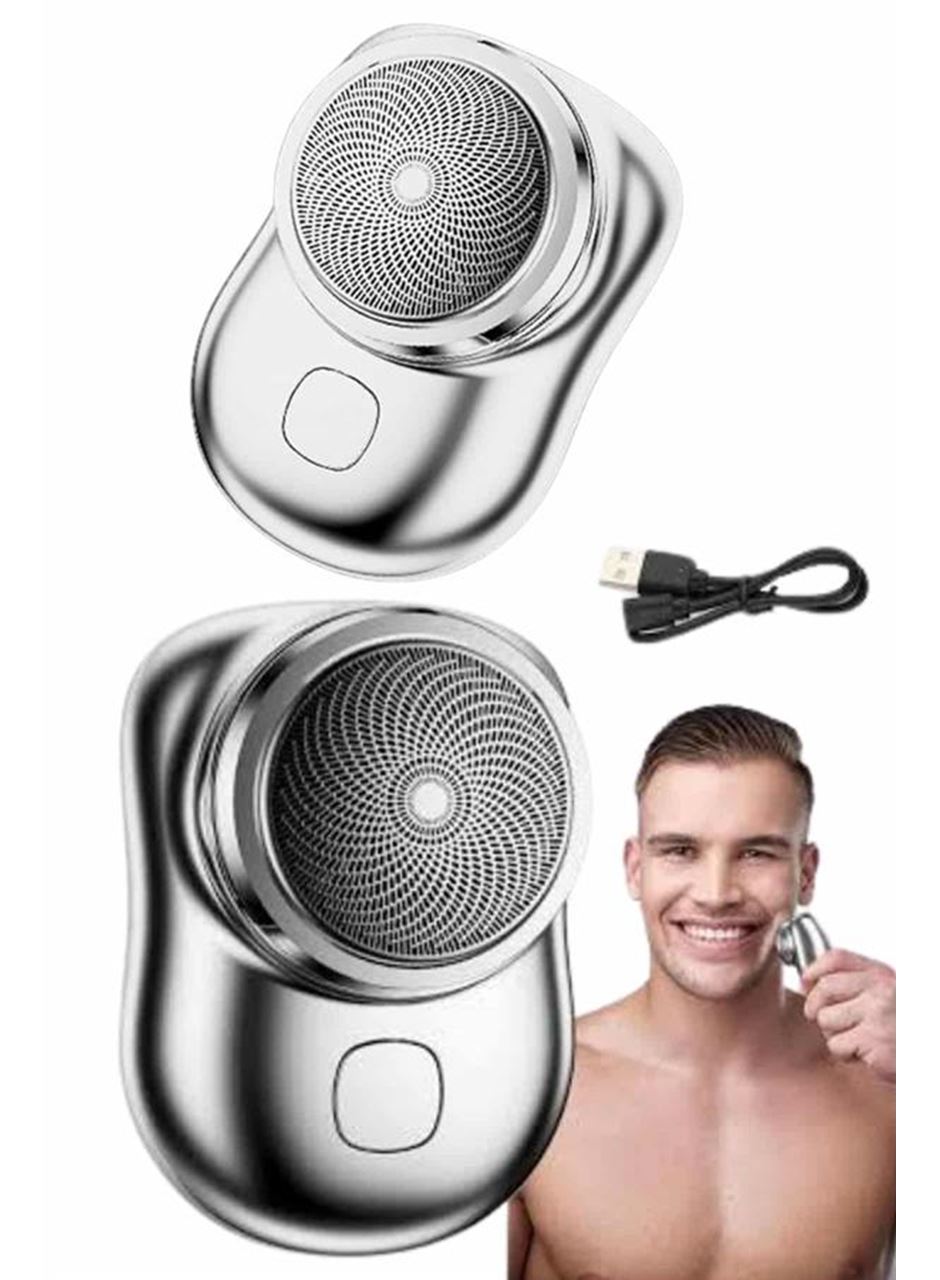 Mini Sıfır Sakal Yanak Tıraş Makinesi USB Şarjlı Sıfır Sakal Taşınabilir Korumalı