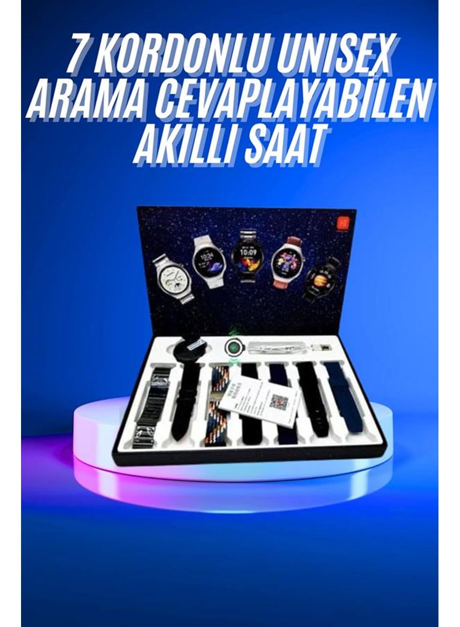 Akıllı Saat Çoklu Kordon Seçenekli Dokunmatik Ekran Nabız Sensörlü