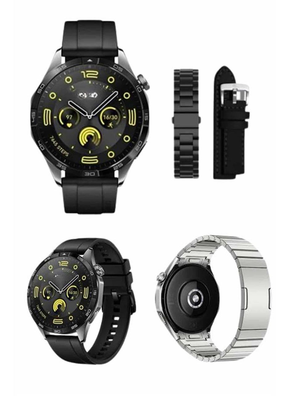 Amoled Ekran 3 Kordonlu Akıllı Saat 5.0 Bluetooth Bağlantılı Android ve İOS Uyumlu