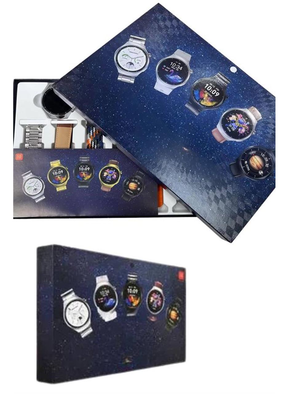 Akıllı Saat Çoklu Kordon Seçenekli Dokunmatik Ekran Nabız Sensörlü