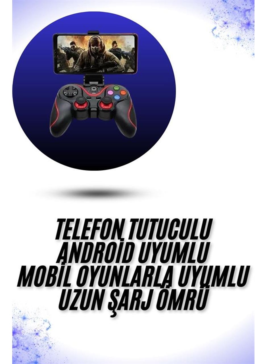 Yeni Nesil X3 Gamepad Android Uyumlu Telefon Tutucu Özellikli Joystick