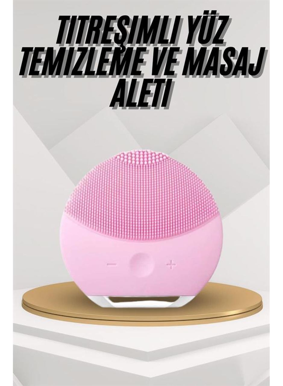 Hassas Ciltlere Özel Titreşimli Yüz Temizleme ve Masaj Aleti