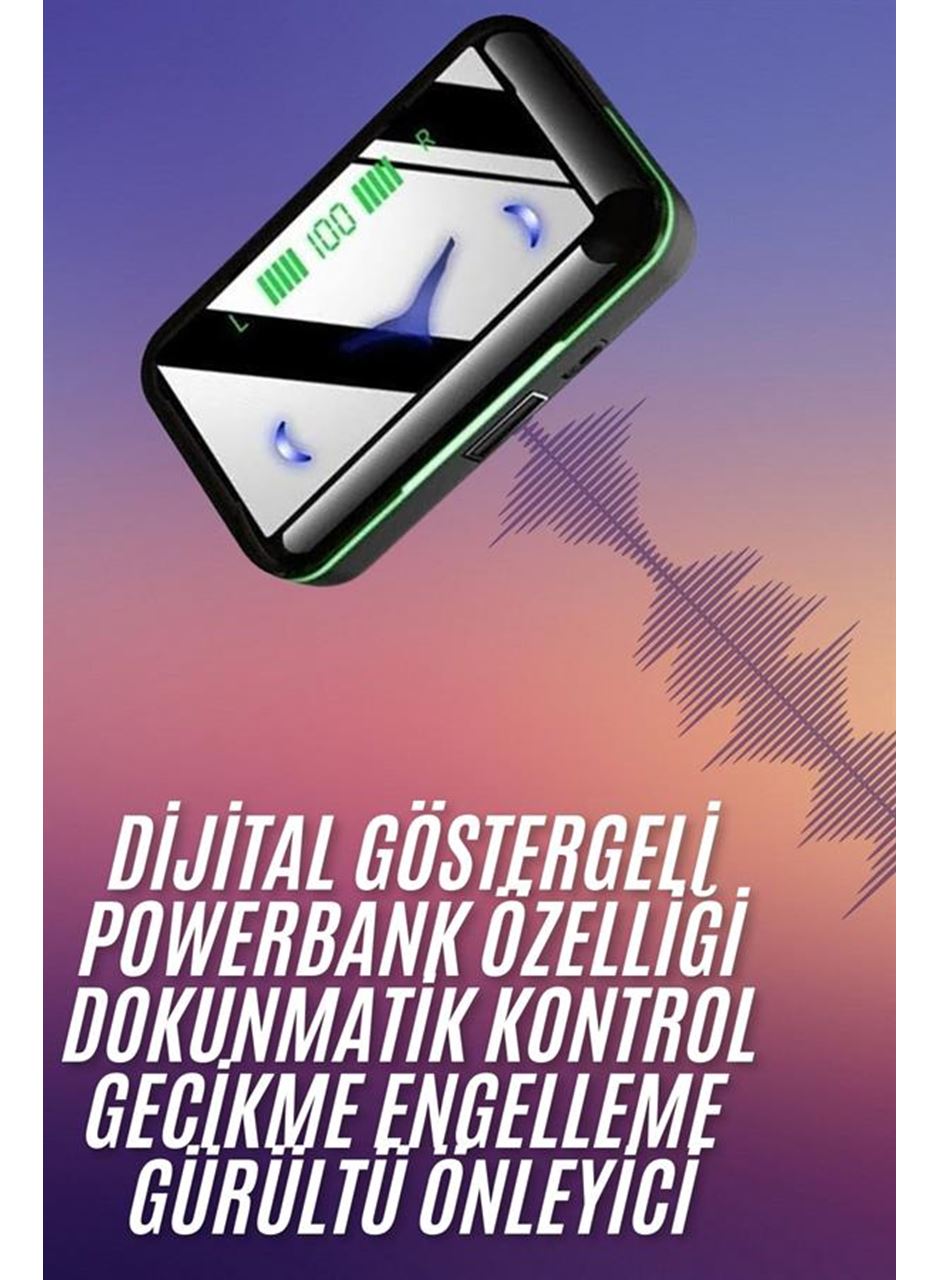 Extra Bass Kablosuz Kulaklık Işıklı Bluetooth Kulaklık Powerbank Özellikli