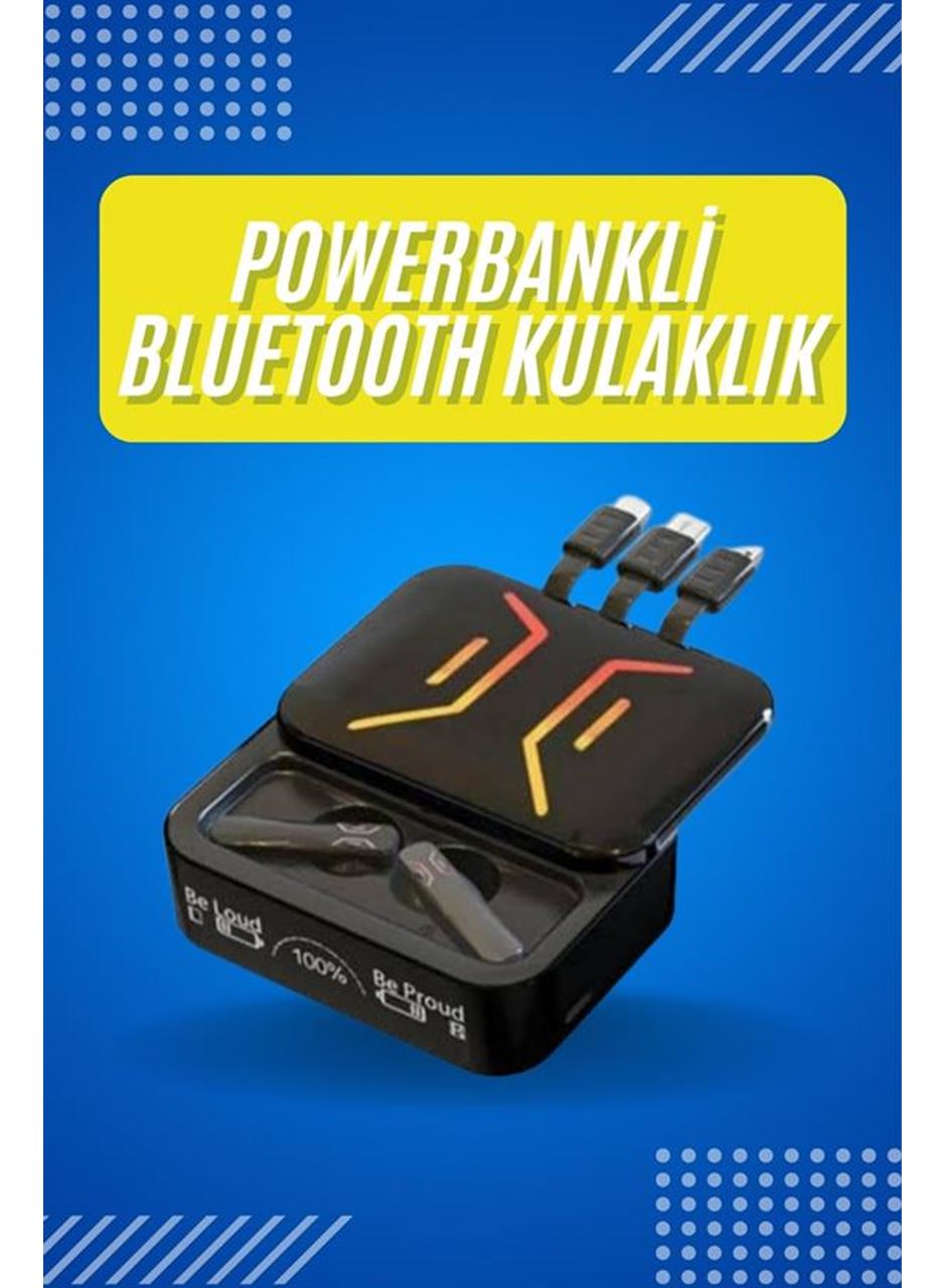 Gaming Bluetooth Kulaklık Dahili Powerbank Kablolu Düşük Gecikmeli Bluetooth 5.2