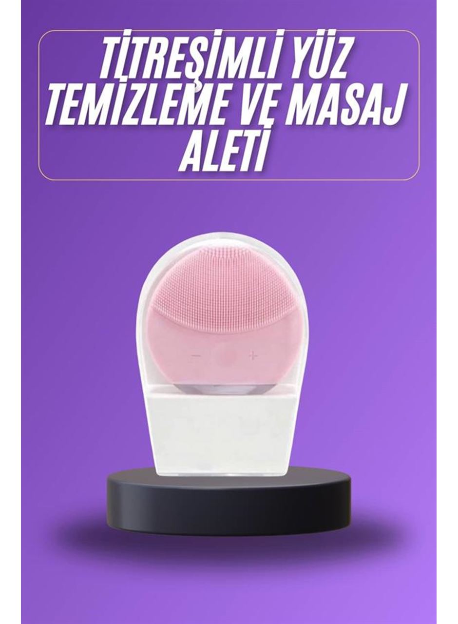 Titreşimli Yüz Masaj Aleti Titreşimli Makyaj Temizleme Cihazı