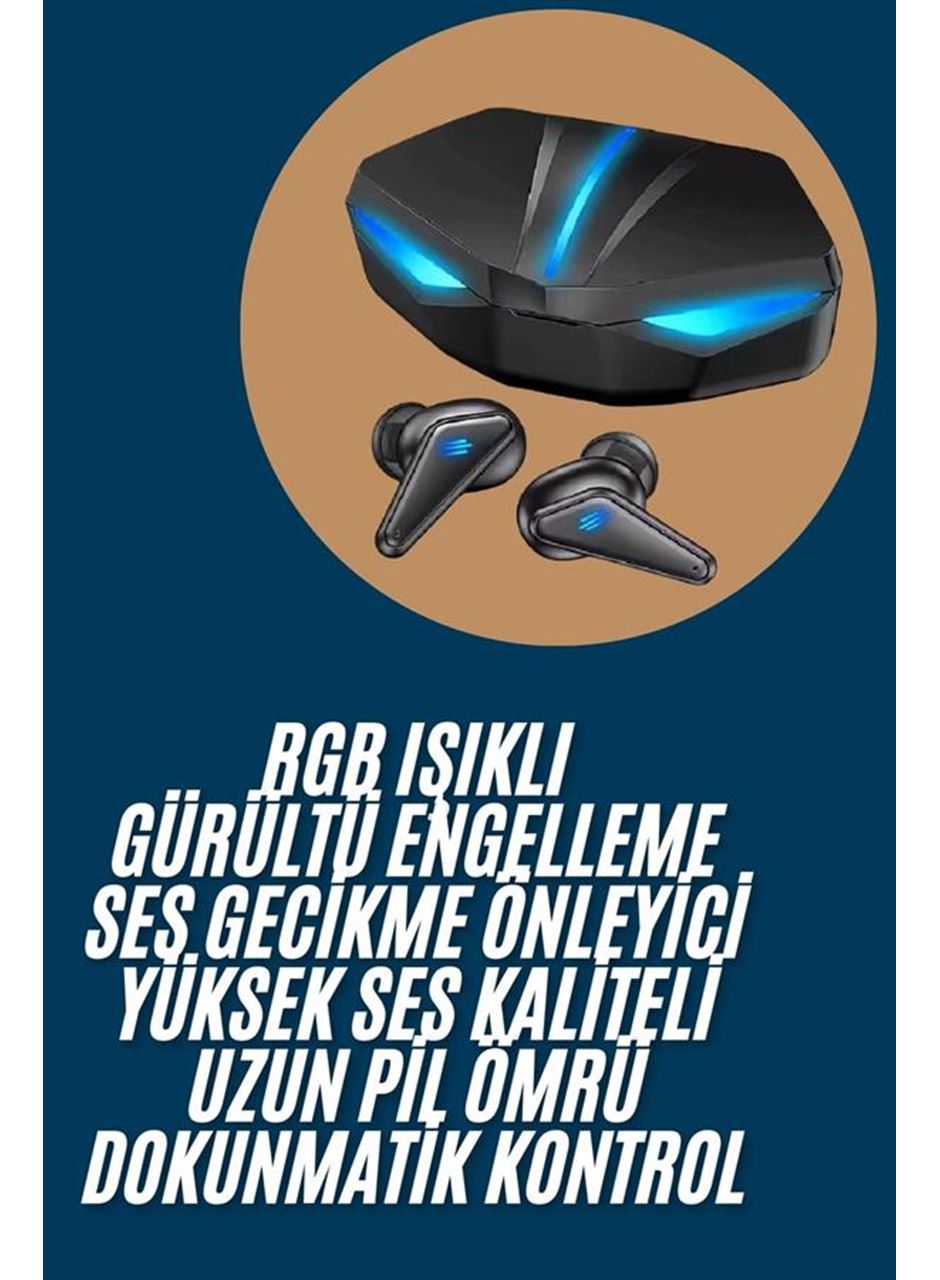 Wireless Gaming Kulaklık Mikrofonlu Bluetooth Oyuncu Kulaklığı