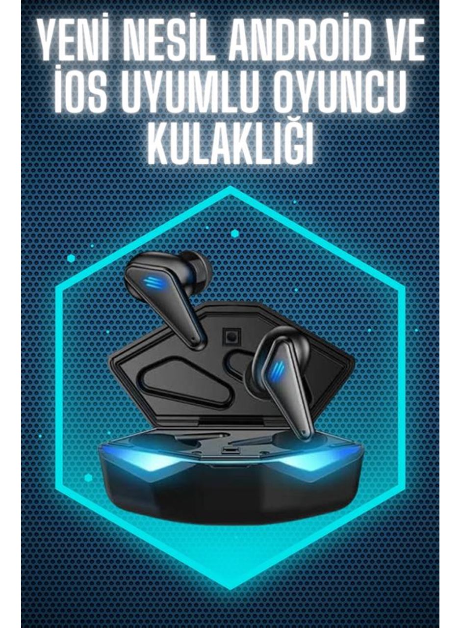 Wireless Gaming Kulaklık Mikrofonlu Bluetooth Oyuncu Kulaklığı