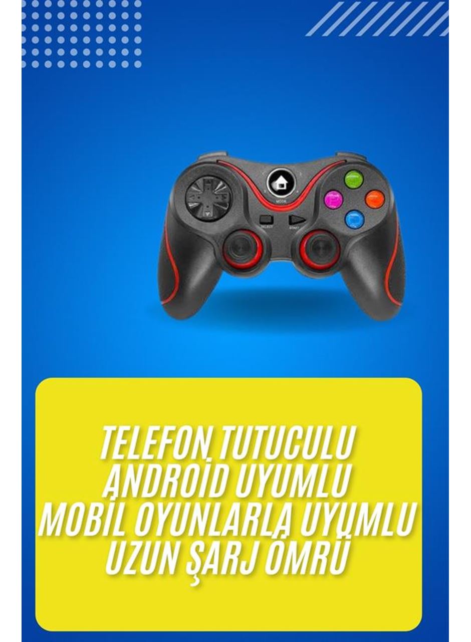 Kablosuz Oyun Kolu Bluetooth Joystick Gamepad Android Uyumlu