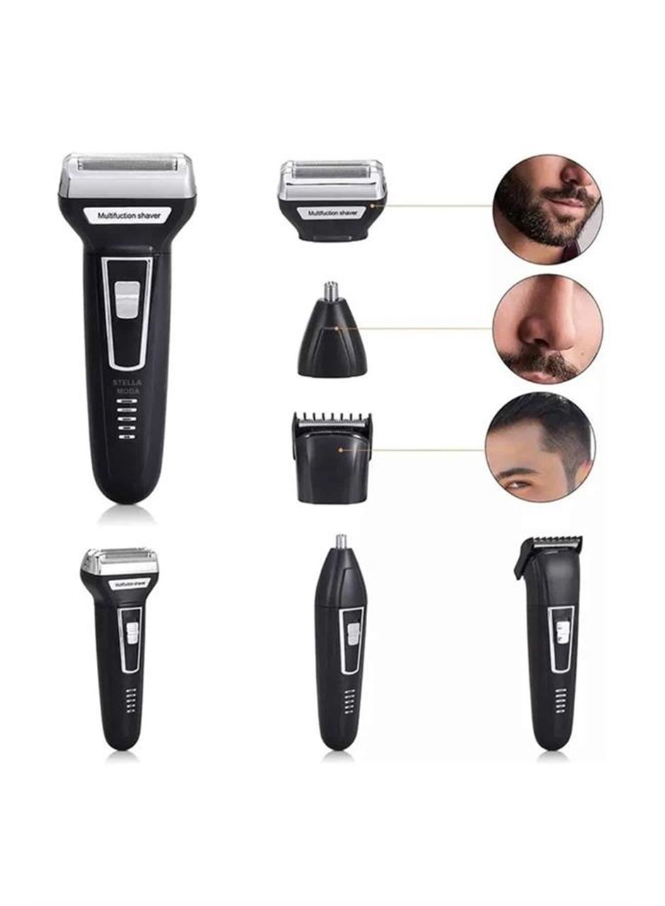 3'lü Set Saç Sakal Kesme Traş Makinesi Burun Kılı Alma Tıraş Makinesi