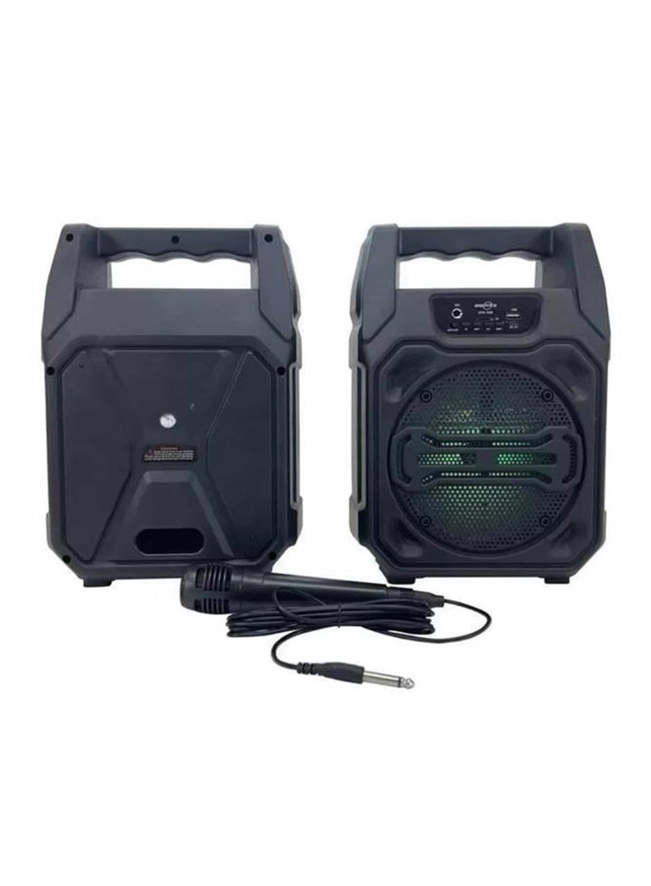 Karaoke Mikrofonlu Fm Radyolu Bluetooth Hoparlör Yüksek Ses Kaliteli