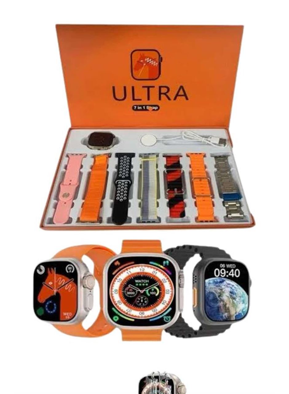 Akıllı Saat Çağrı Cevaplayabilen Unısex 7 Kordonlu Müzik Dinleme