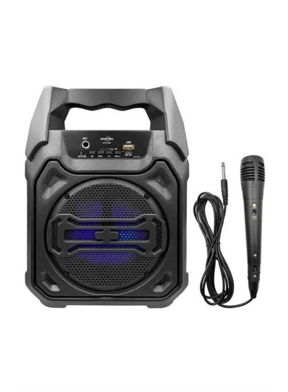 Karaoke Mikrofonlu Fm Radyolu Bluetooth Hoparlör Yüksek Ses Kaliteli