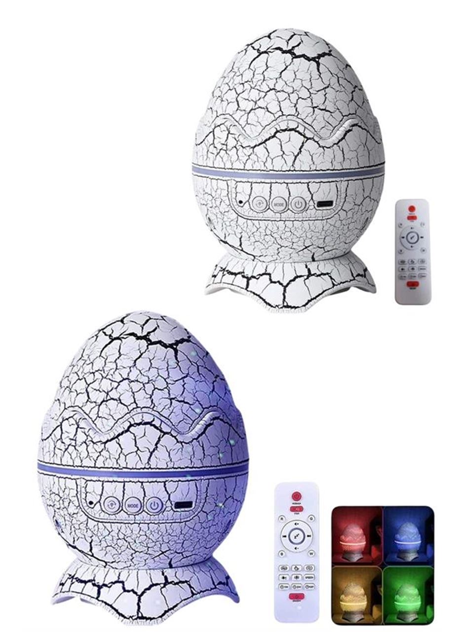 Bluetooth Hoparlör Dinozor Yumurtası Gece Masa Lambası Projektör