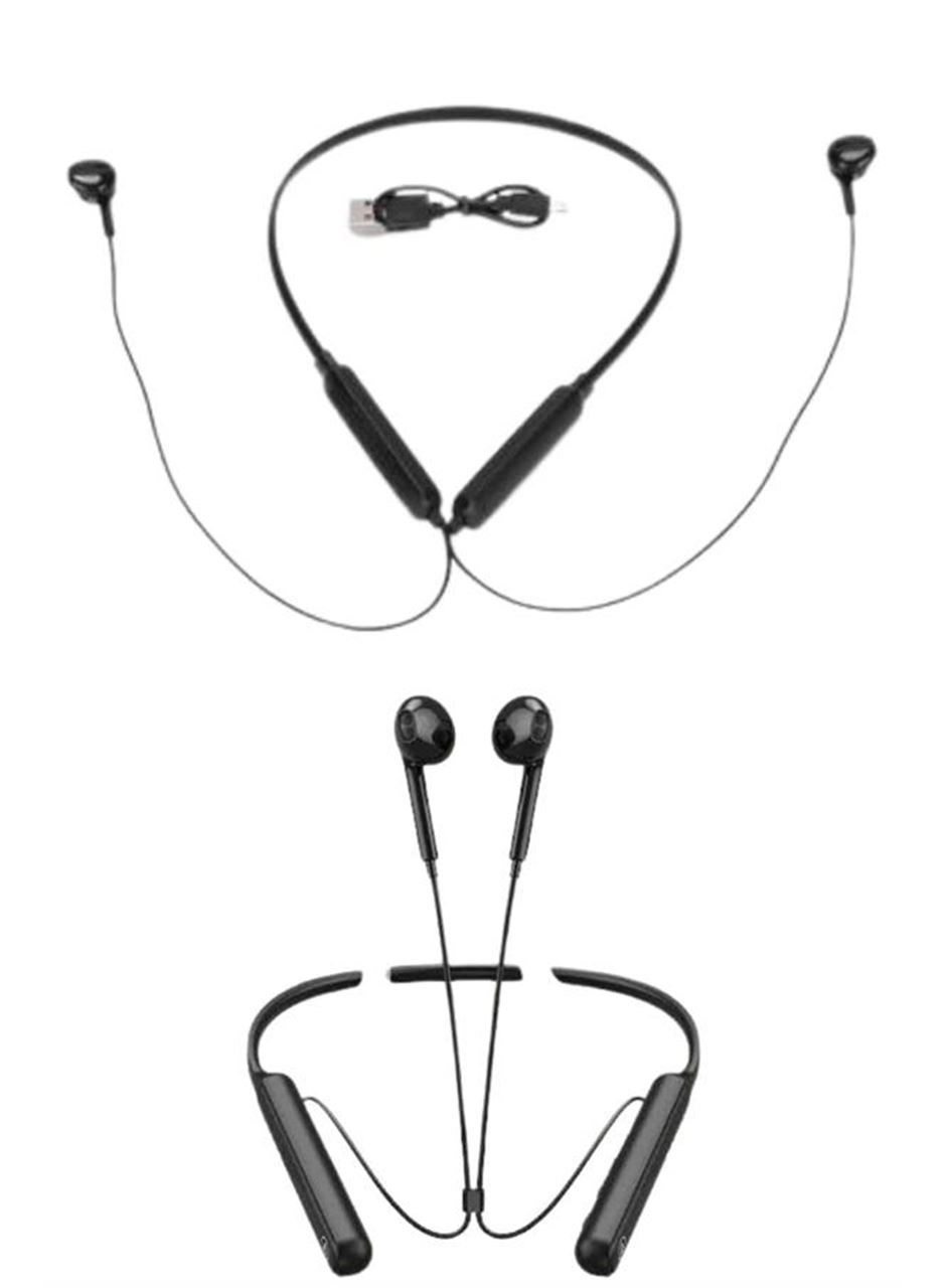 60 Saat Kablolu Boyun Askılı Dijital Göstergeli Bluetooth Kulaklığı