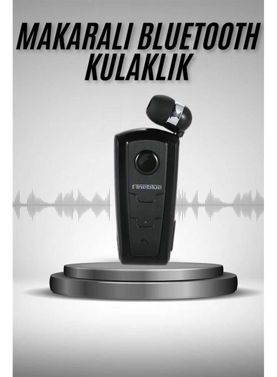 Makaralı Bluetooth Kulakiçi Yaka Kulaklığı Kablosuz Kulaklık