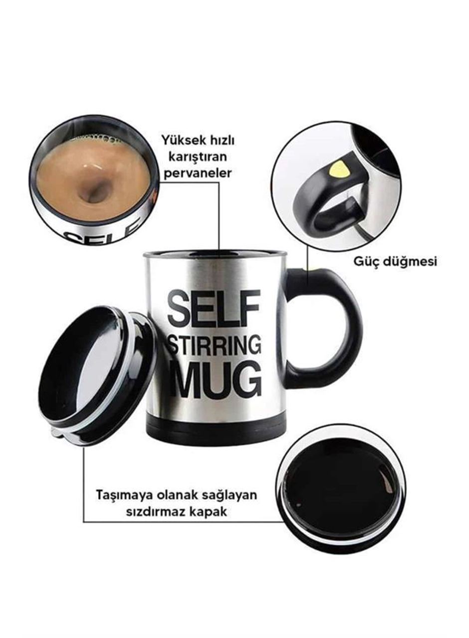 Karıştırıcı Özellikli Mikser Kupa Bardak Kompakt Taşınabilir Mug
