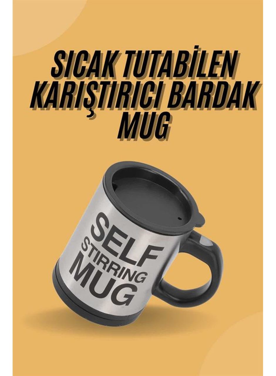 Sıcak Tutan Termos Bardak Kendi Kendini Karıştıran Mikser Kupa