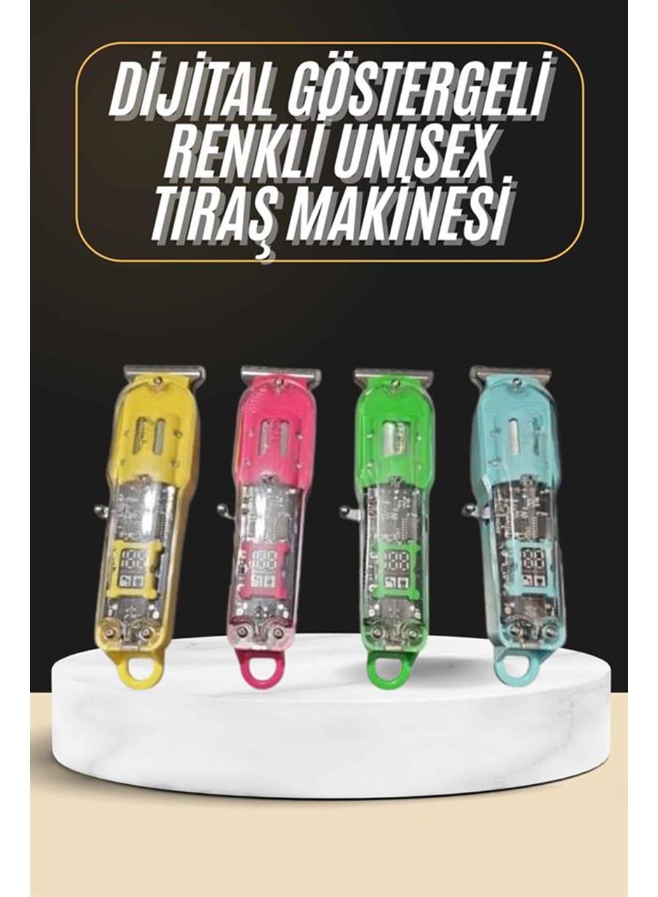Tıraş Makinesi Renkli Dijital Göstergeli Epilasyon Öncesi Kısaltma Makinesi