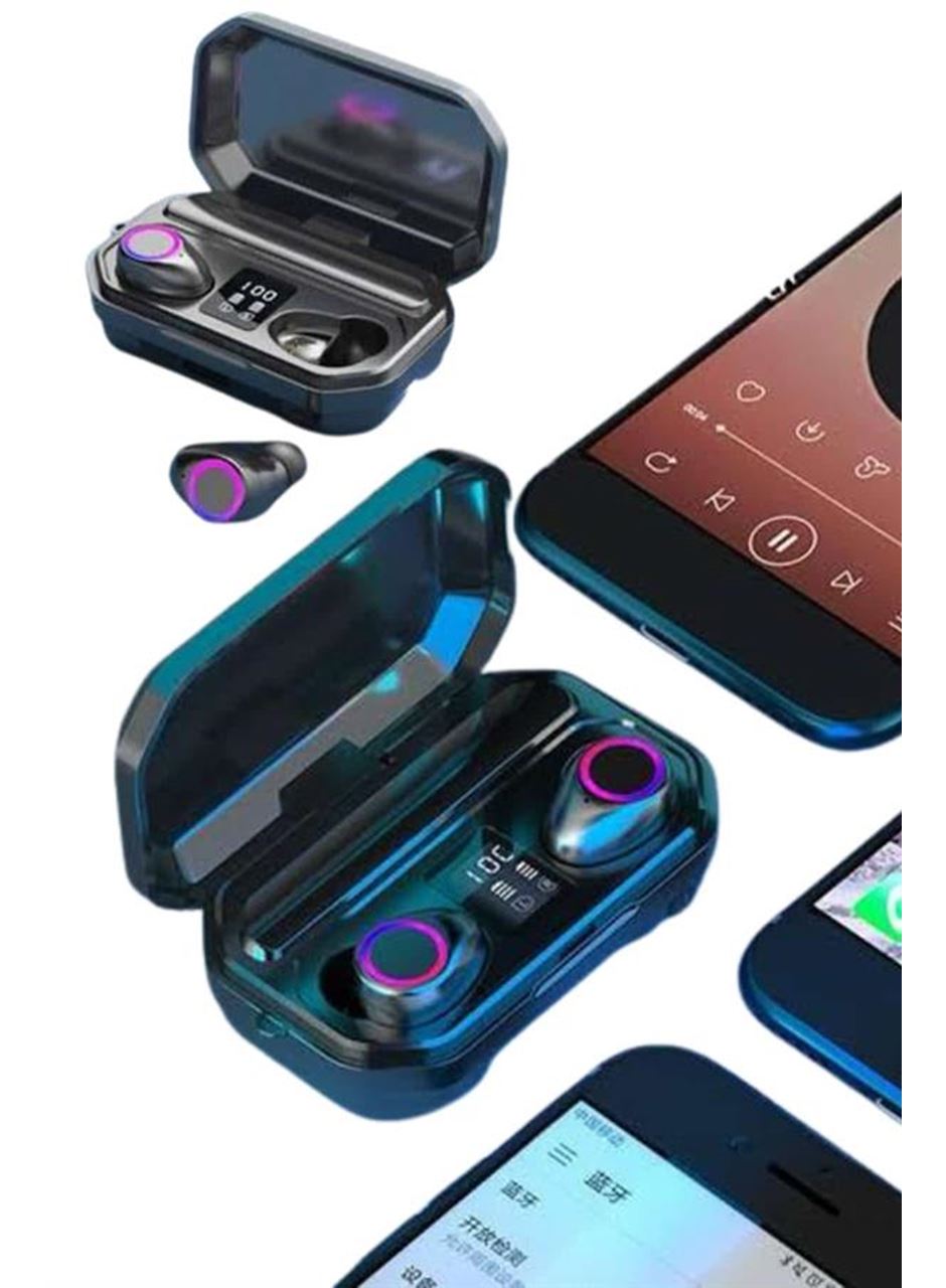 Yeni Nesil Bluetooth Kulaklık Uzun Pil Ömrü El Fenerli Dijital Şarj Göstergeli