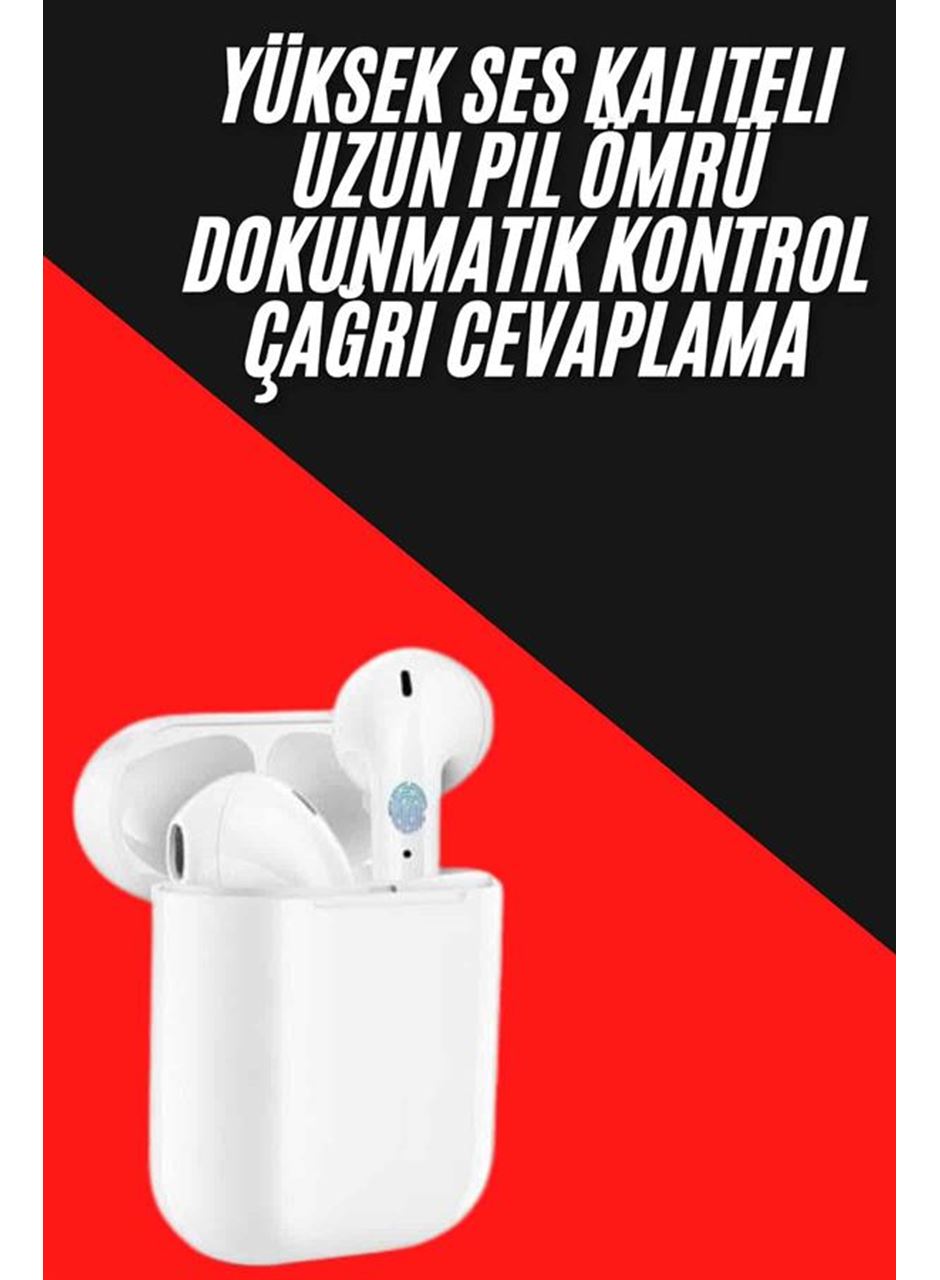 Yeni Nesil Çift Mikrofonlu Dokunmatik Kablosuz Bluetooth Kulaklık