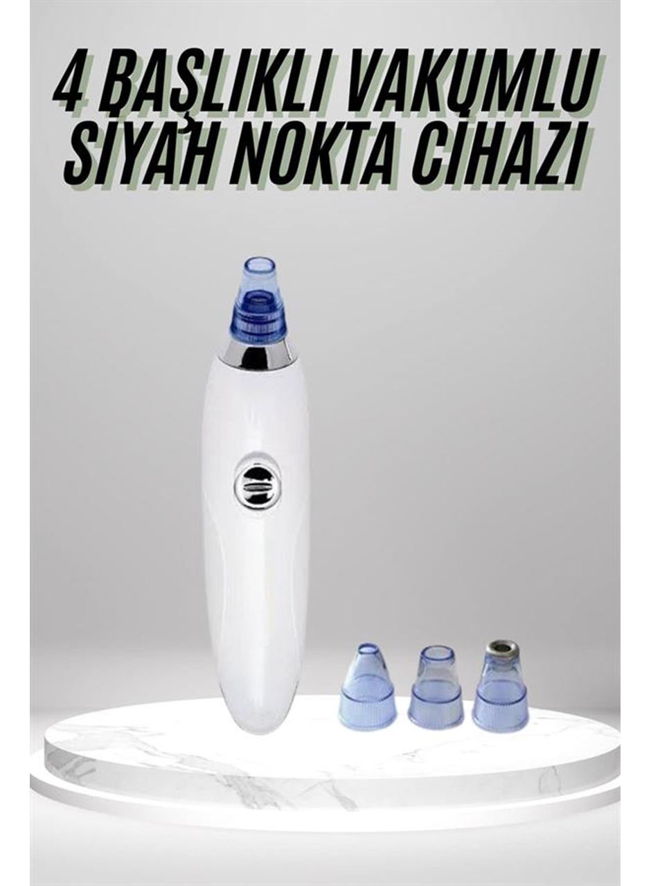 4 Başlıklı Pilli Vakumlu Siyah Nokta Temizleyici Akne Ve Sivilce Önleyici - Lisinya