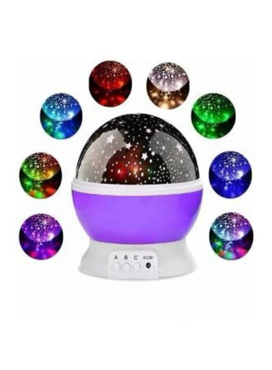 Yıldız Görünümlü Gece Lambası Renkli Masa Lambası Gökyüzü Projeksiyon