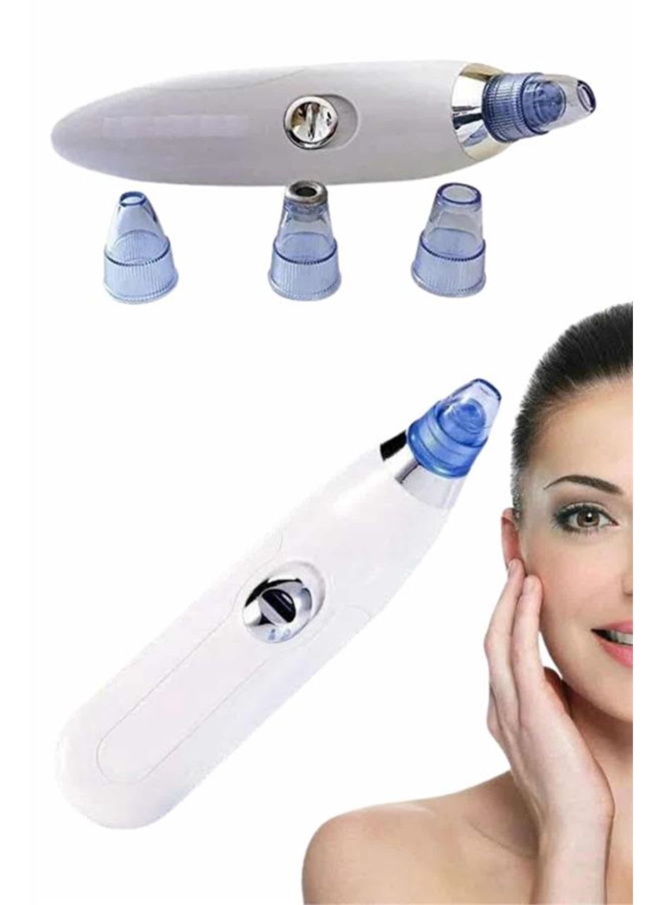 4 Başlıklı Pilli Vakumlu Siyah Nokta Temizleyici Akne Ve Sivilce Önleyici - Lisinya