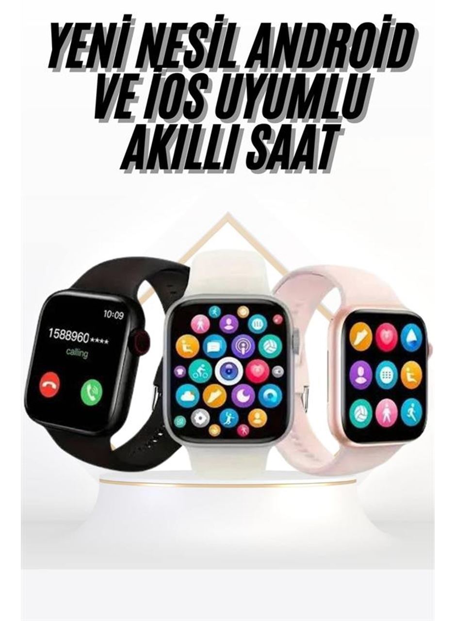 Akıllı Saat Uyku ve Sağlık Takibi Arama Cevaplama 44 MM Amoled Ekran