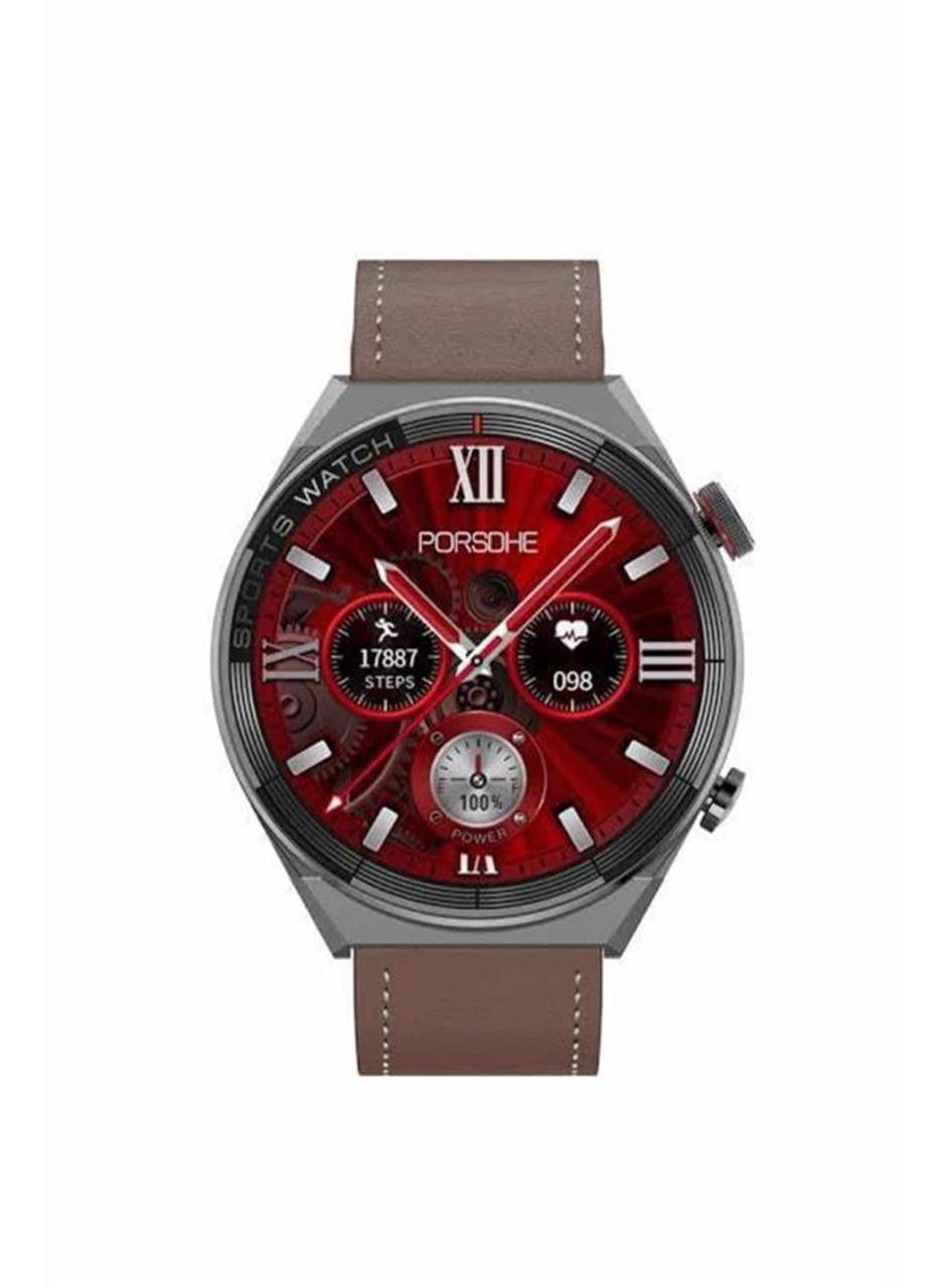 Akıllı Saat Çelik Kordon Çağrı Cevaplama Amoled Ekran Titreşimli Uyku ve Sağlık Takibi