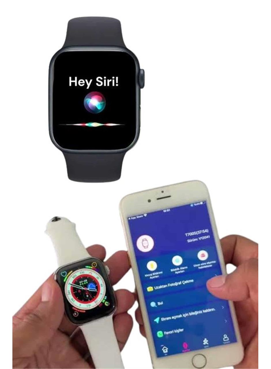 Akıllı Saat Çok Fonksiyonlu Uyku Takibi Adımsayar Nabız Ölçer Arama Cevaplayan