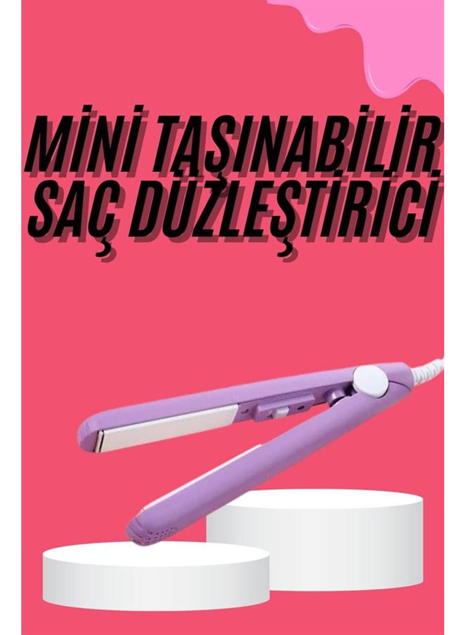 Saç Düzleştirici Pürüzsüz Parlaklık Seyahat Tipi Taşınabilir Seramik Kaplama