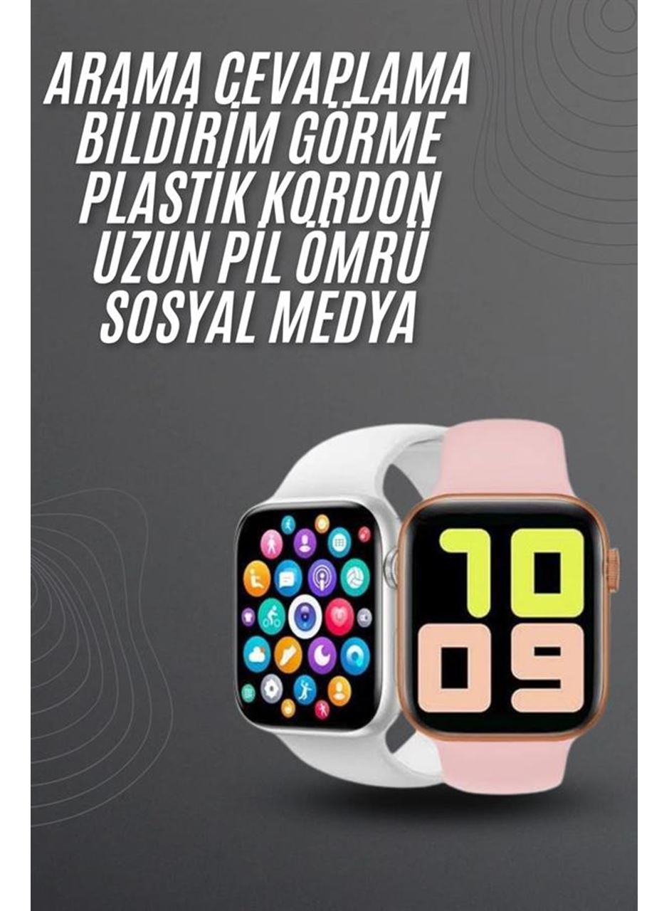 Yeni Model Akıllı Saat Dokunmatik Ekran Unisex Amoled Ekran 44 mm