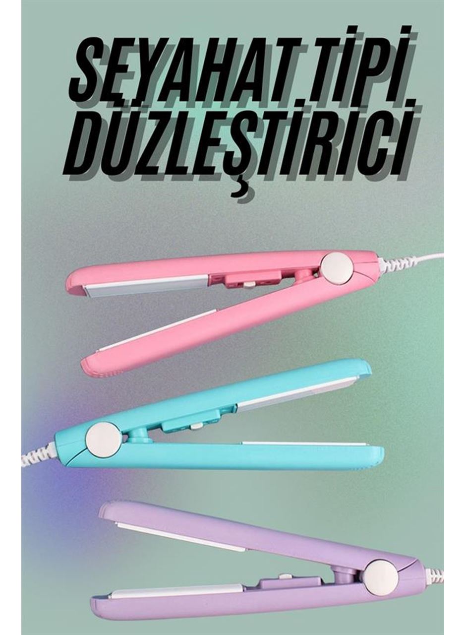 Mini Düzleştirici Seramik Kaplama Seyahat Tipi Elektriklenme Karşıtı