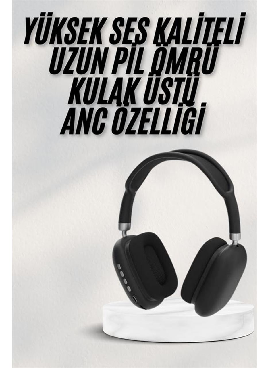Yeni Nesil Bluetooth Kulaklık Kulak Üstü ANC Özelliği Yüksek Ses Kaliteli