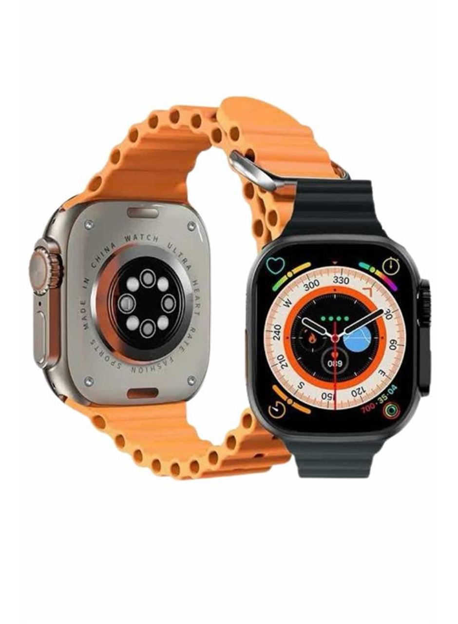 Ultra Akıllı Saat 49 Mm Çift Kordonlu Arama Cevaplama Bluetooth Bağlantılı