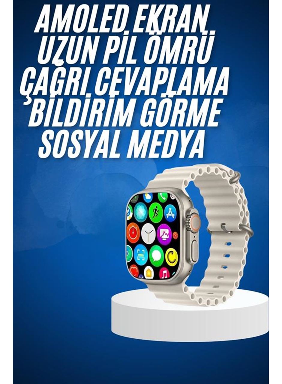 Yeni Nesil Bluetooth Bağlantılı Akıllı Saat Sosyal Medya Girişli Uyku Takibi