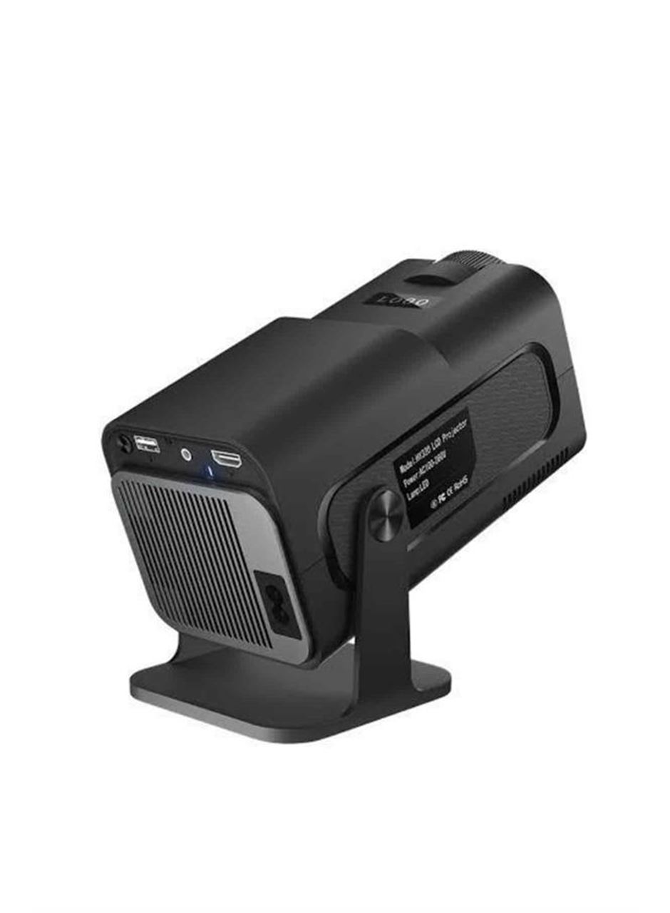 Projektör Siyah Android Taşınabilir Sinema Projeksiyon Wifi Destekli En Güncel Sürüm Akıllı