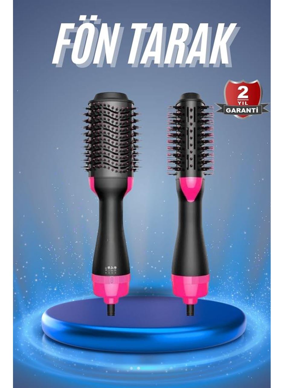 Saç Kurutma Makinesi Saç Düzleştirici Fön Tarak Isı Ayarlı Sıkı Dişli