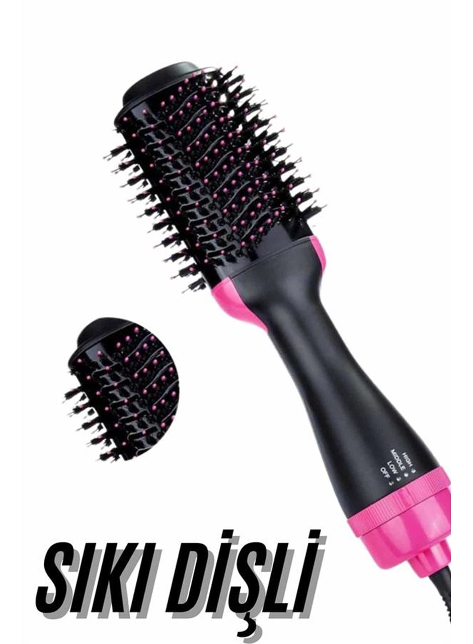 Saç Kurutma Makinesi Saç Düzleştirici Fön Tarak Isı Ayarlı Sıkı Dişli