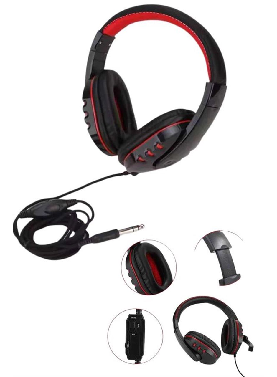 Mikrofonlu Gamer Kulaklık Oyuncu Kulaklığı Yüksek Ses Kaliteli Stereo Yumuşak Yastıklar