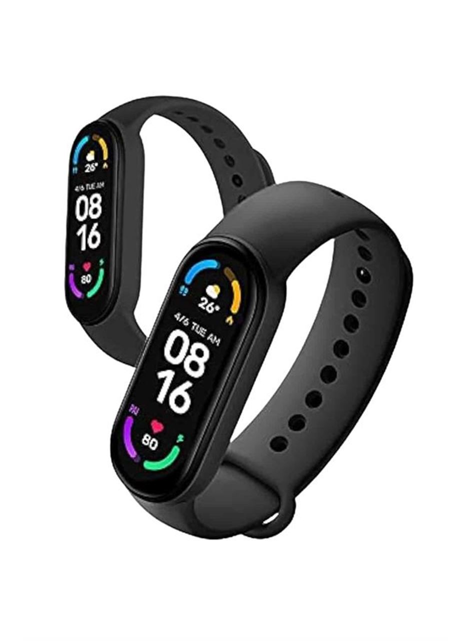 M6 Akıllı Bileklik Siyah Adımsayar Spor Takibi Android ve İOS Uyumlu