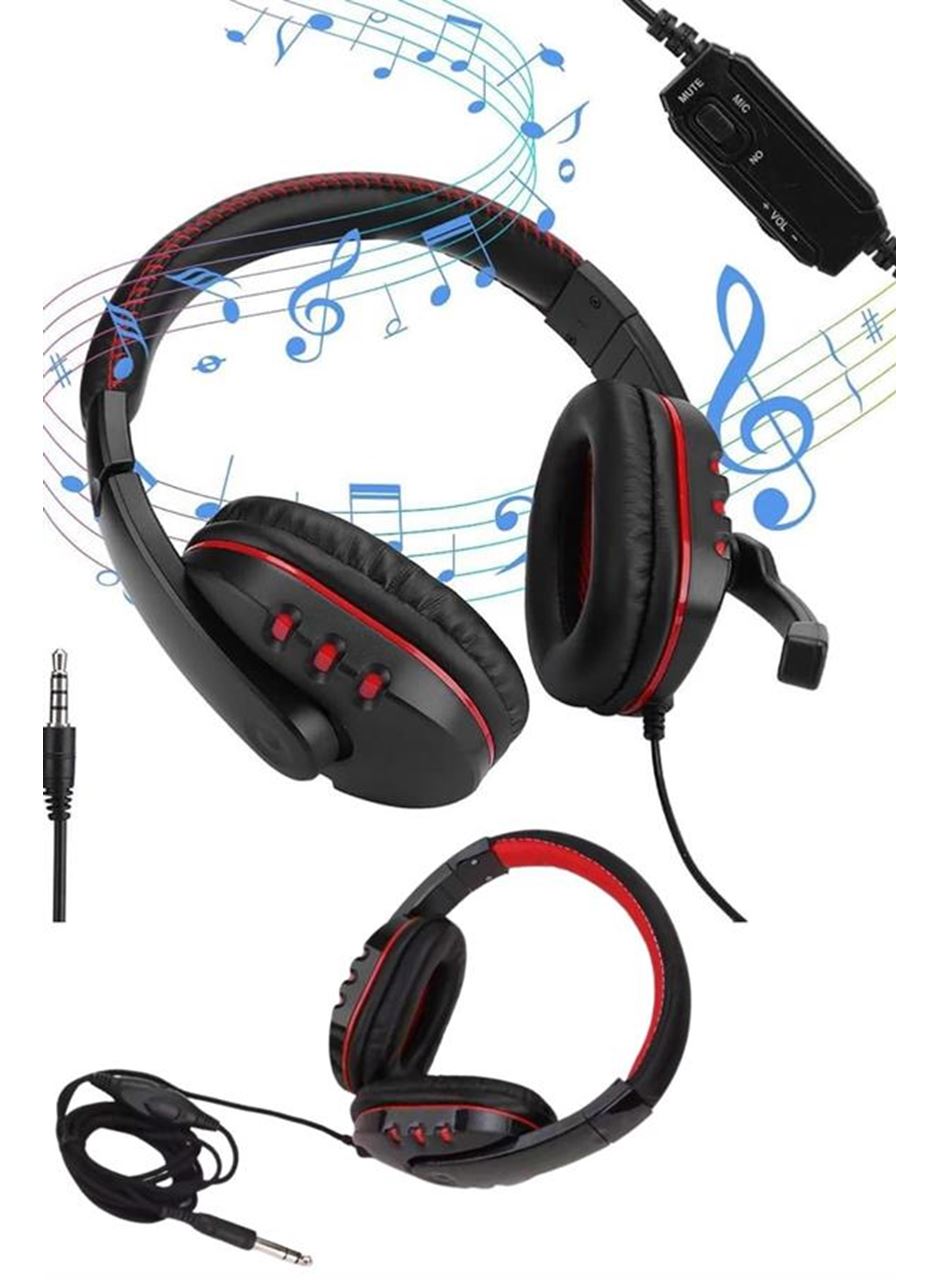Oyuncu Kulaklığı Kulak Üstü Kablolu Gaming Kulaklık Mikrofonlu ANC Özelliği
